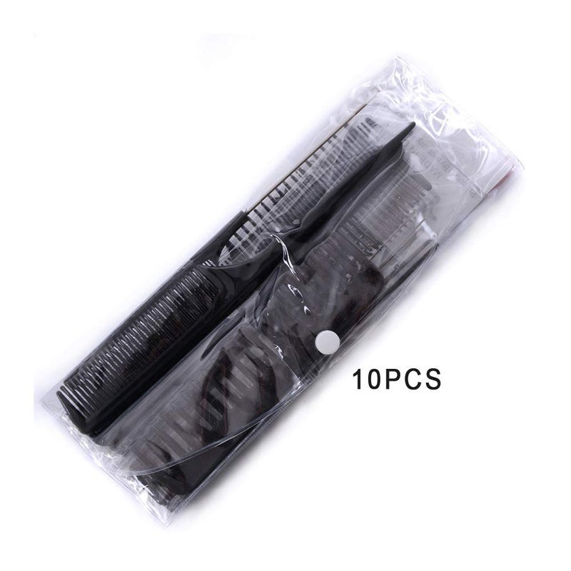 yantaisiyu 10PCS Black Hair Combs Set for Hairdressing, Cutting & Styling - For Women, Men & Kids - Image 3